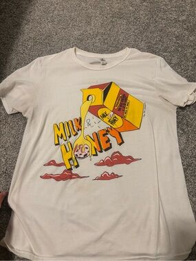 Jerzees White Crewneck Tee with Subtle Tag Accent